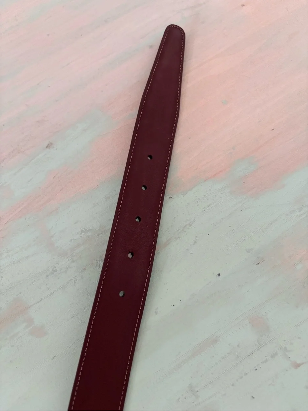 Torino Leather Co Men’s Brown Aniline Kipskin Dress Belt Size 42 USA